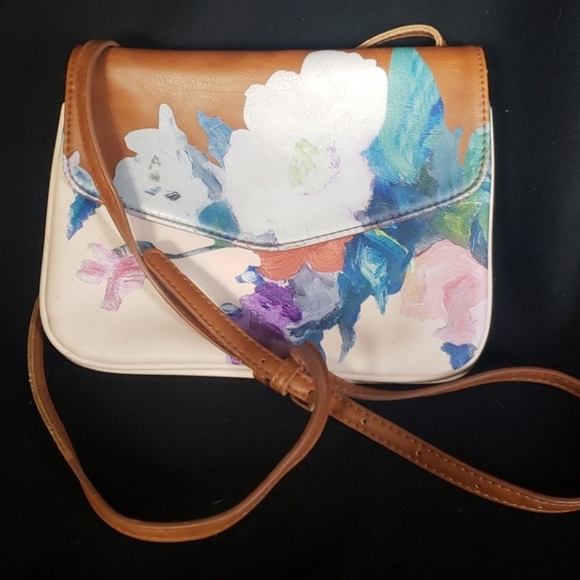 Antik Kraft Handbags - Antik Kraft Shoulder Purse Bag Floral Design
